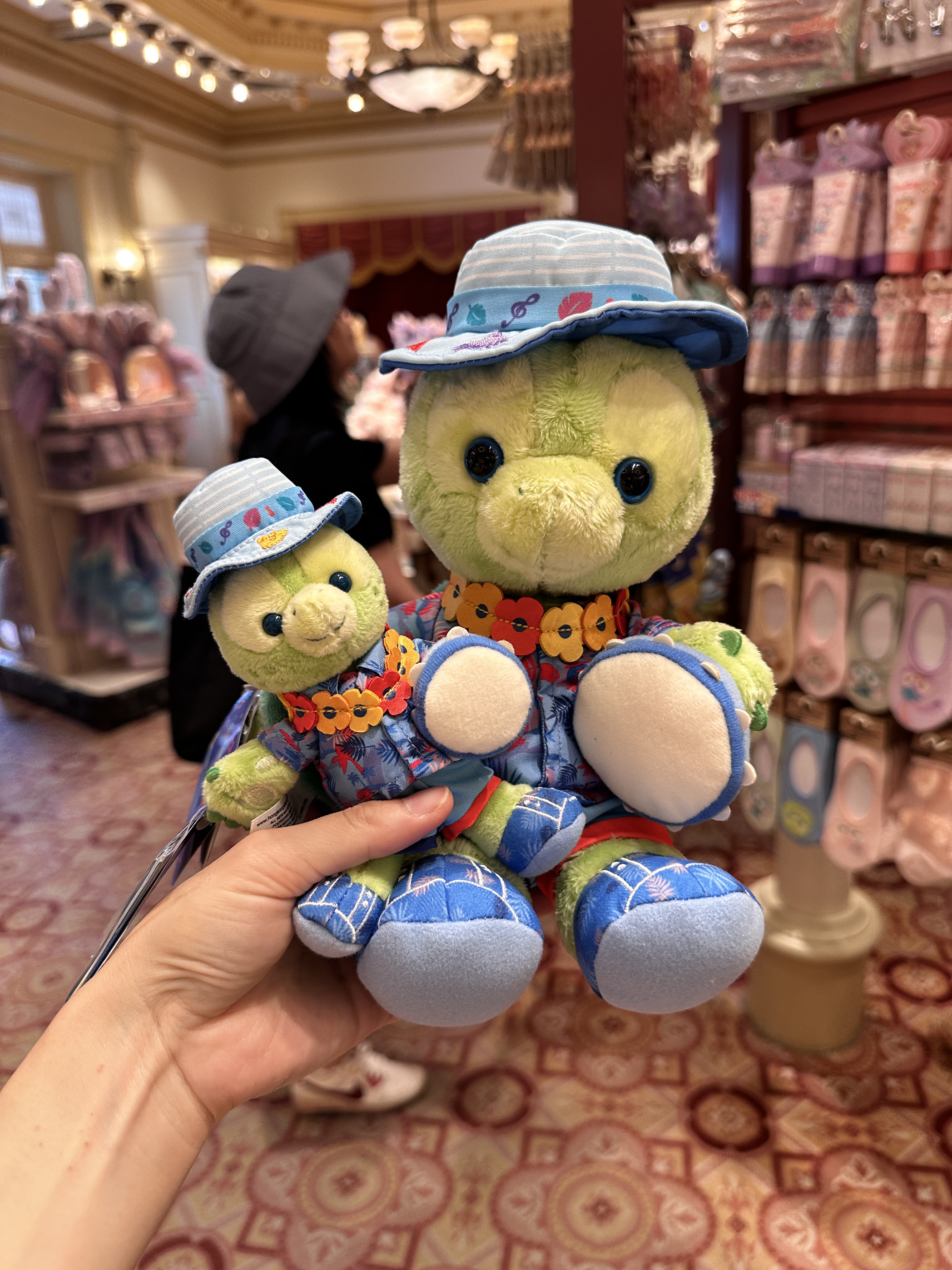 香港迪士尼 2024夏威夷奥乐米拉 olu周边卡通钥匙扣 毛绒公仔玩偶