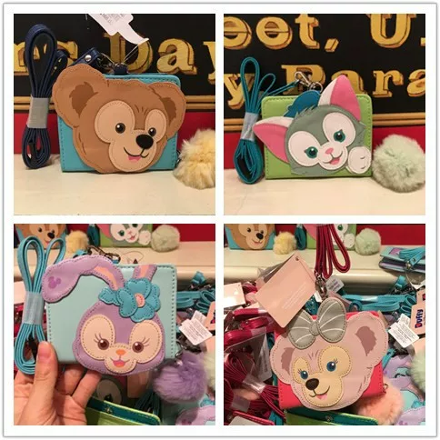 Disney, детский кожаный ремешок с картой, держатель для карт, кошелек, Гонконг
