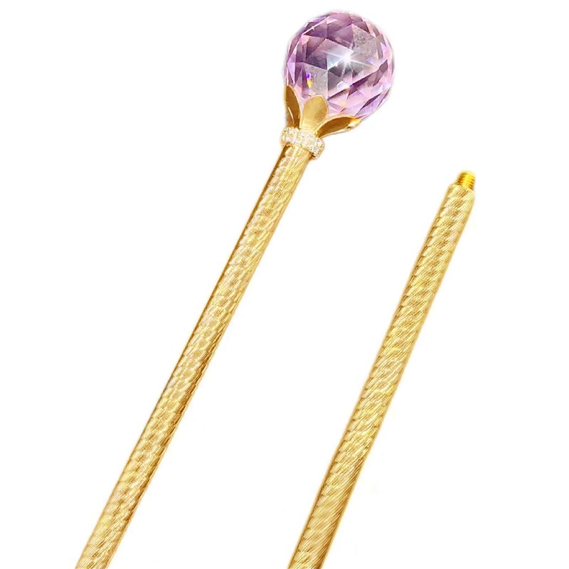 大人水晶球魔法棒权杖国王儿童摄影公主仙女舞P台道具走秀女孩演