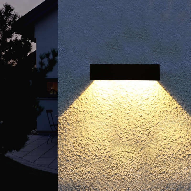 太阳能户外壁灯家用庭院照明灯防水民宿别墅大门口招Y牌门牌围墙