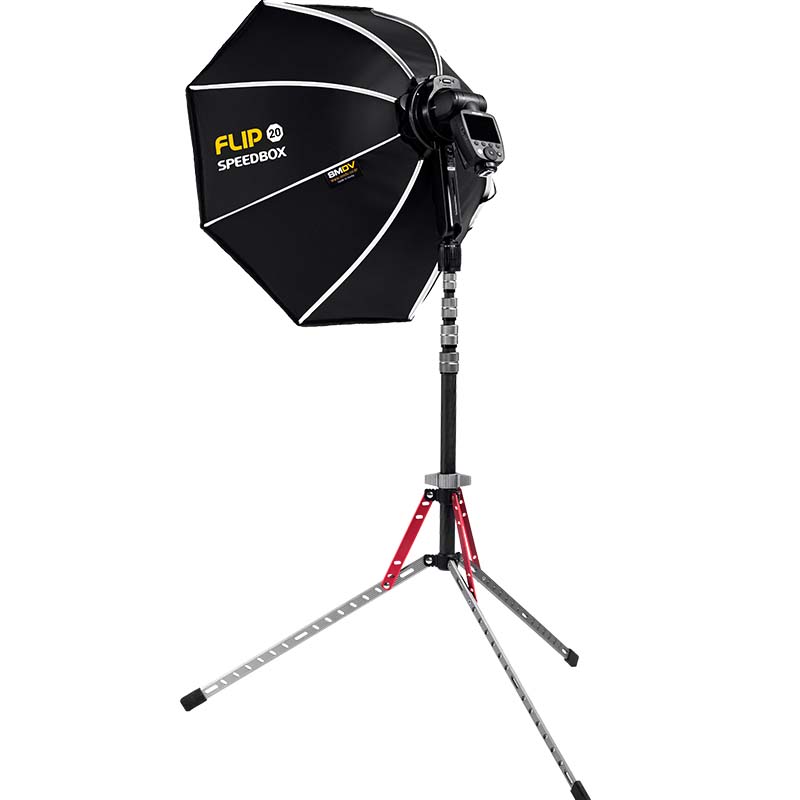 碳纤灯架2米机顶灯反折叠户外w灯架flip柔光箱脚架闪光灯便携支架