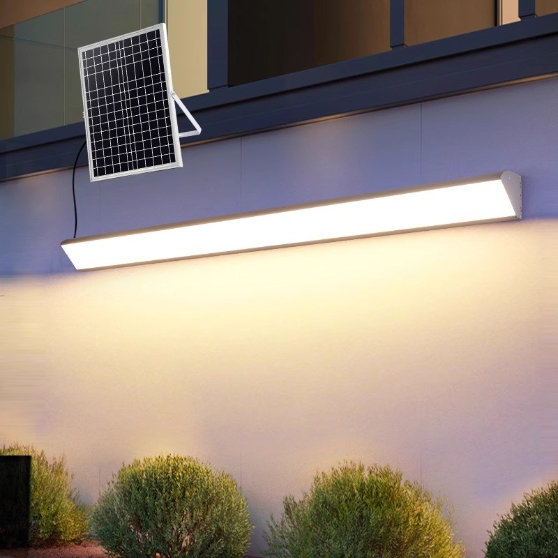 太阳能庭院户外i室外防水露台雨棚感应照明壁灯大门别墅围墙长条