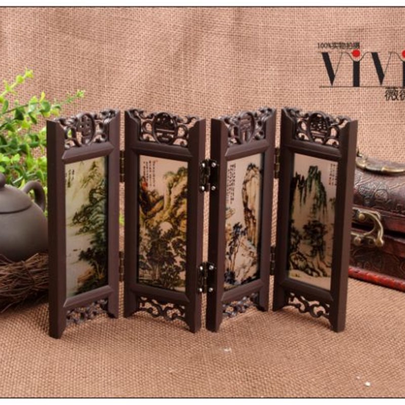 中国风文创屏g风摆件桌面底座高级感古风场景布置拍照道具复古装