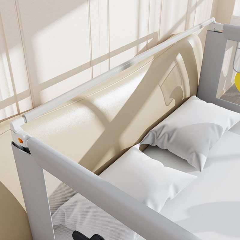 慕卡索床围栏J床头连接杆