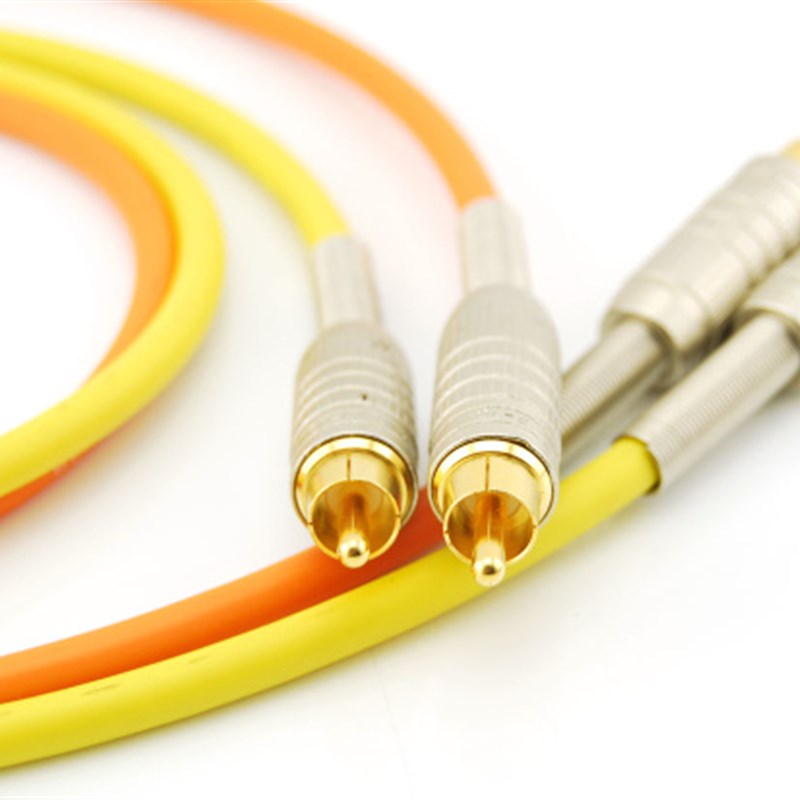 DZ114b 佳耐美L-2T2S/L-4E6S莲花RCA转RCA F-10音频发烧信号连接