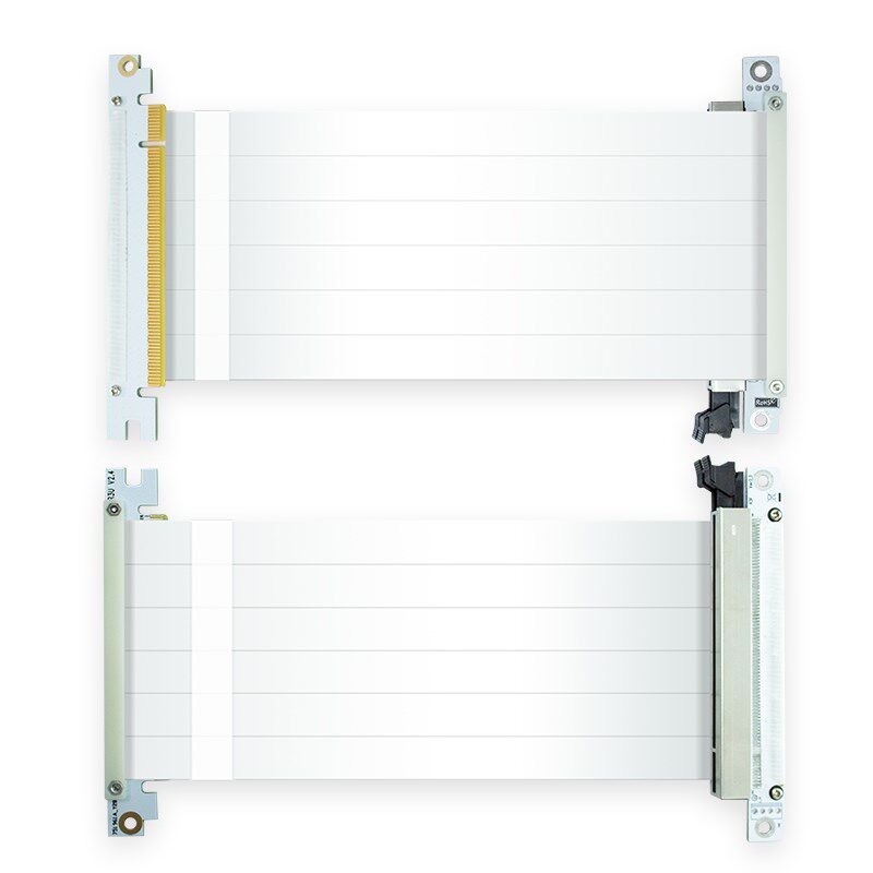 双反itx机箱pcie显卡延长线3.0 16X全速A4 K39 K55 A6Z0迷你小机