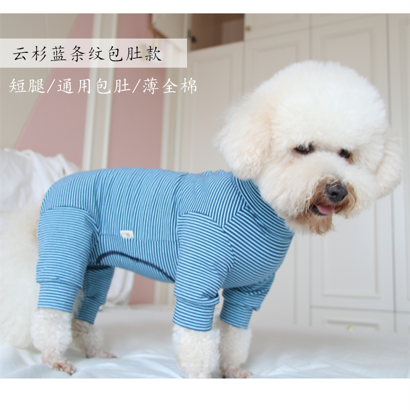 安班比熊短腿四脚包肚衣服术后