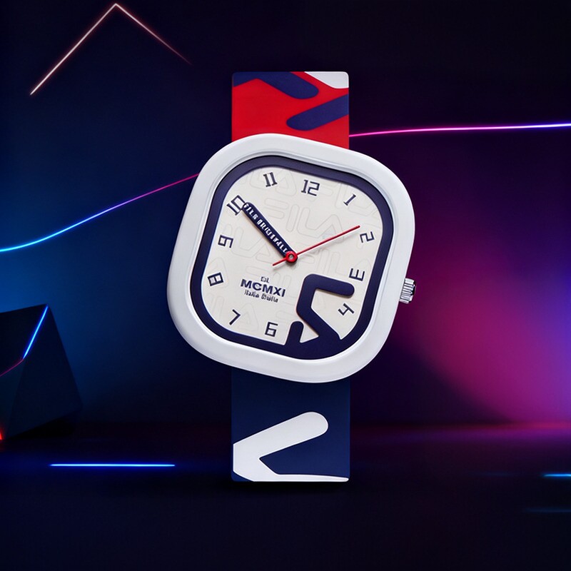 FILA斐乐小众设计感手表男女情侣简约防水初高中大学生腕表6098