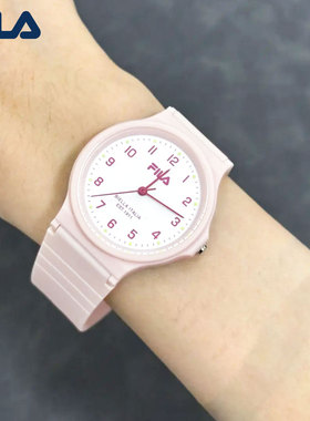 FILA斐乐手表女学生初高中考试专用公务员夜光静音石英表6586-006
