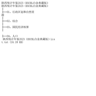 陕西统计年鉴2023（EXCEL白金典藏版）
