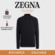 ZEGNA杰尼亚男装 Cashmere拉链羊绒毛衣 黑色Oasi
