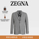 ZEGNA杰尼亚男装 外套 麻灰色Trofeo™山羊绒休闲西装