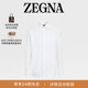 衬衫 ZEGNA杰尼亚男装 白色海岛棉商务通勤长袖