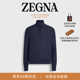 ZEGNA杰尼亚男装 绿洲羊绒毛衣 Cashmere 冬季 墨蓝色Oasi