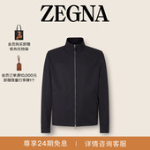 春季 100cc 新品 Motorin 双面夹克 海军蓝微纤维 ZEGNA杰尼亚男装