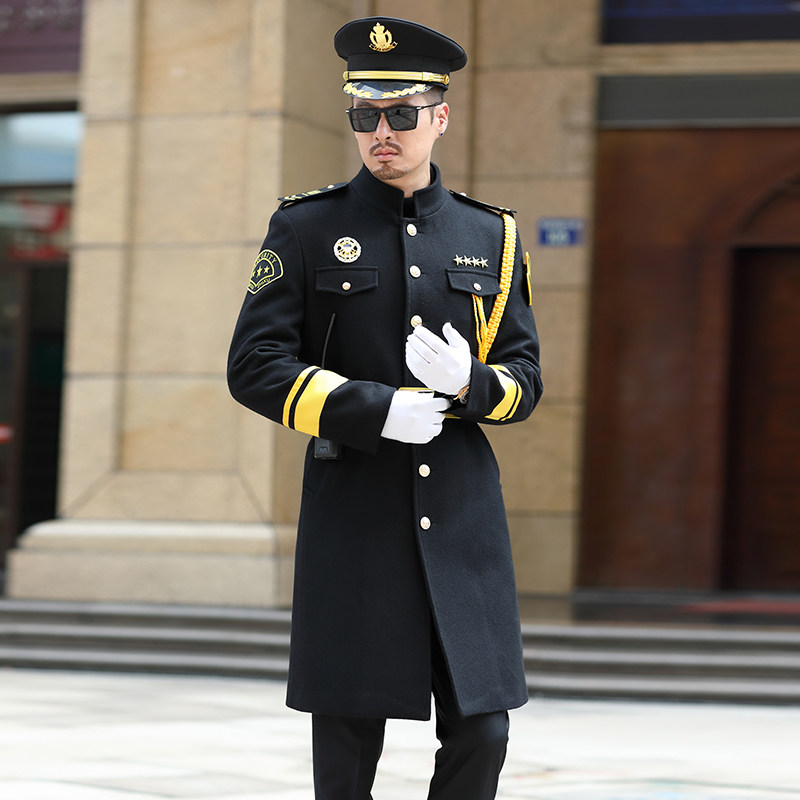 售楼部礼宾保安服案场物业大衣