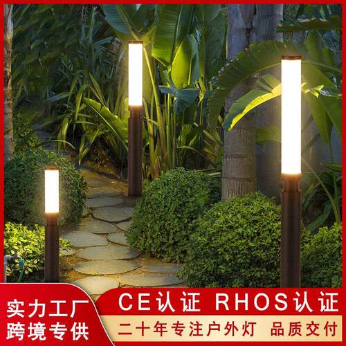 跨境led庭院灯3米户外防水公园景区景观灯别墅花园过道引路草坪灯