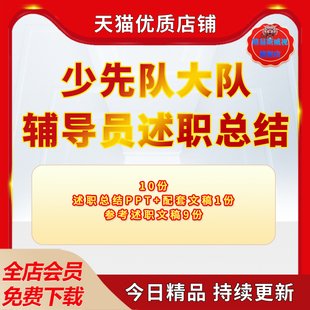 学校少先队大队辅导员述职总结PPT课件汇报述职报告年度学期工作述职电子版