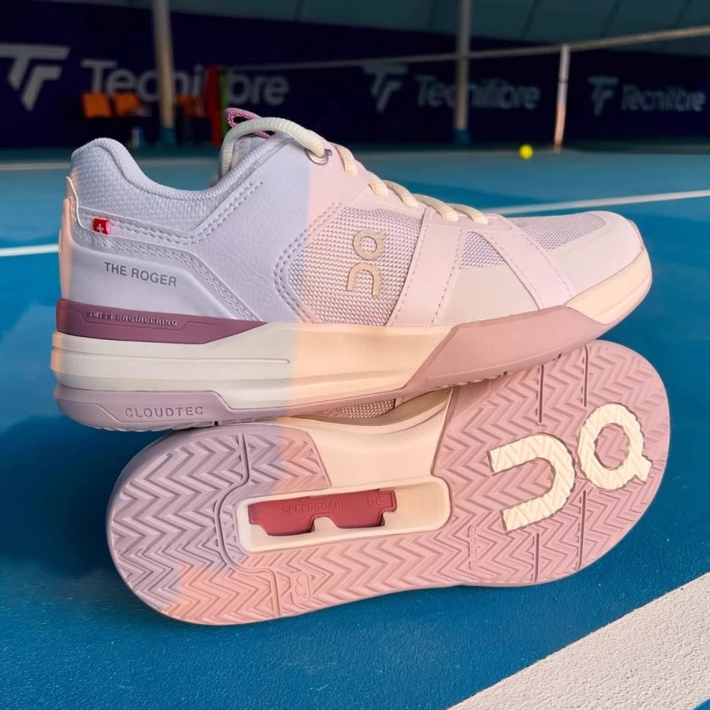 代购On THE ROGER Clubhouse Pro 昂跑网球鞋薰衣草紫女士运动鞋