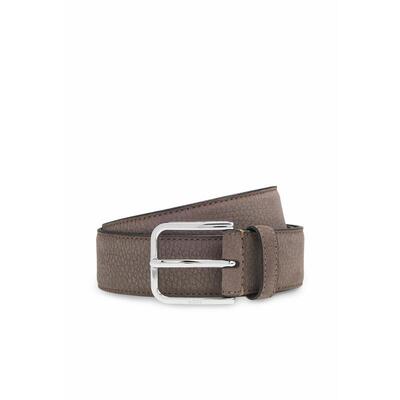 代购Hugo Boss男士腰带束腰固定皮质扣环商务日常皮带爆款简约