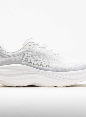 代购Hoka OneOne女士跑步鞋缓震轻量支撑稳定训练跑鞋白色灰色