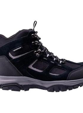 代购HITEC男士徒步鞋防水防滑缓震登山鞋中帮系带户外鞋