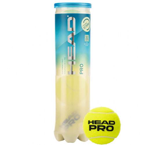 海外代购HEAD/海德网球国际赛事指定高耐用性PRO系列4粒装