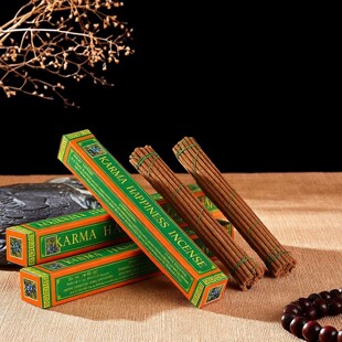 尼泊尔不丹皇室幸福业力藏香绿宝石纯天然手工藏药香家用卧香线香