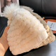 韩国真獭兔毛皮草帽子狐狸毛球护耳帽加厚保暖防寒显脸小包头帽女