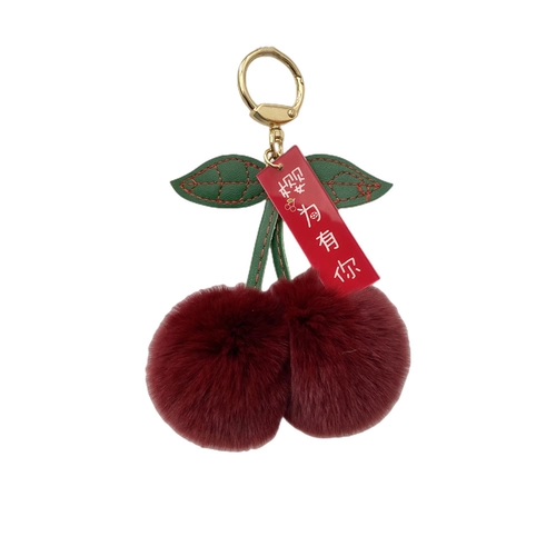 Брендовый брелок, плюшевое украшение на сумку, плюшевый