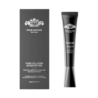 正品FACE-SAVING纯胶原超低分子七肽涂抹眼膜修护滋润紧致抗皱