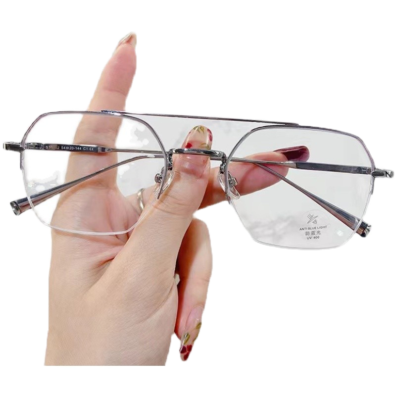 陈伟霆同款双梁眼镜近