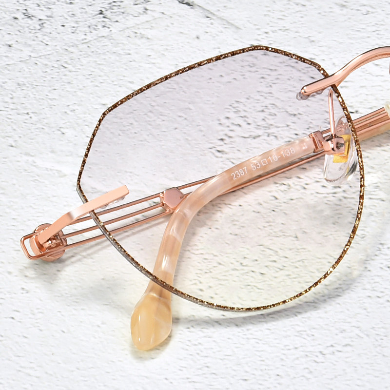 防辐射眼镜女抗蓝光平光成品配近视看手机网红无度数无框保护眼睛