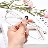 舒丽视防蓝光眼镜女近视镜可配度数超轻小框防辐射眼镜男学生配镜