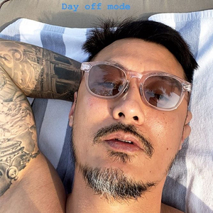 余文乐同款联名墨镜偏光男款近视太阳眼镜框潮变色平光浅色透明女