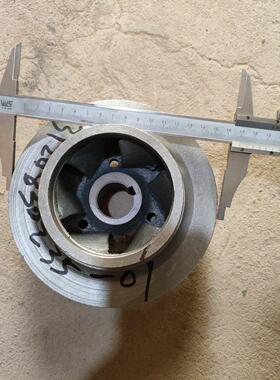 IS100-160管道泵叶轮170*104*30轴双口离心增压泵水轮水泵配件