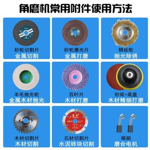 东成角磨机手持磨光机家用220V多功能切割机手砂轮抛光机东城正品