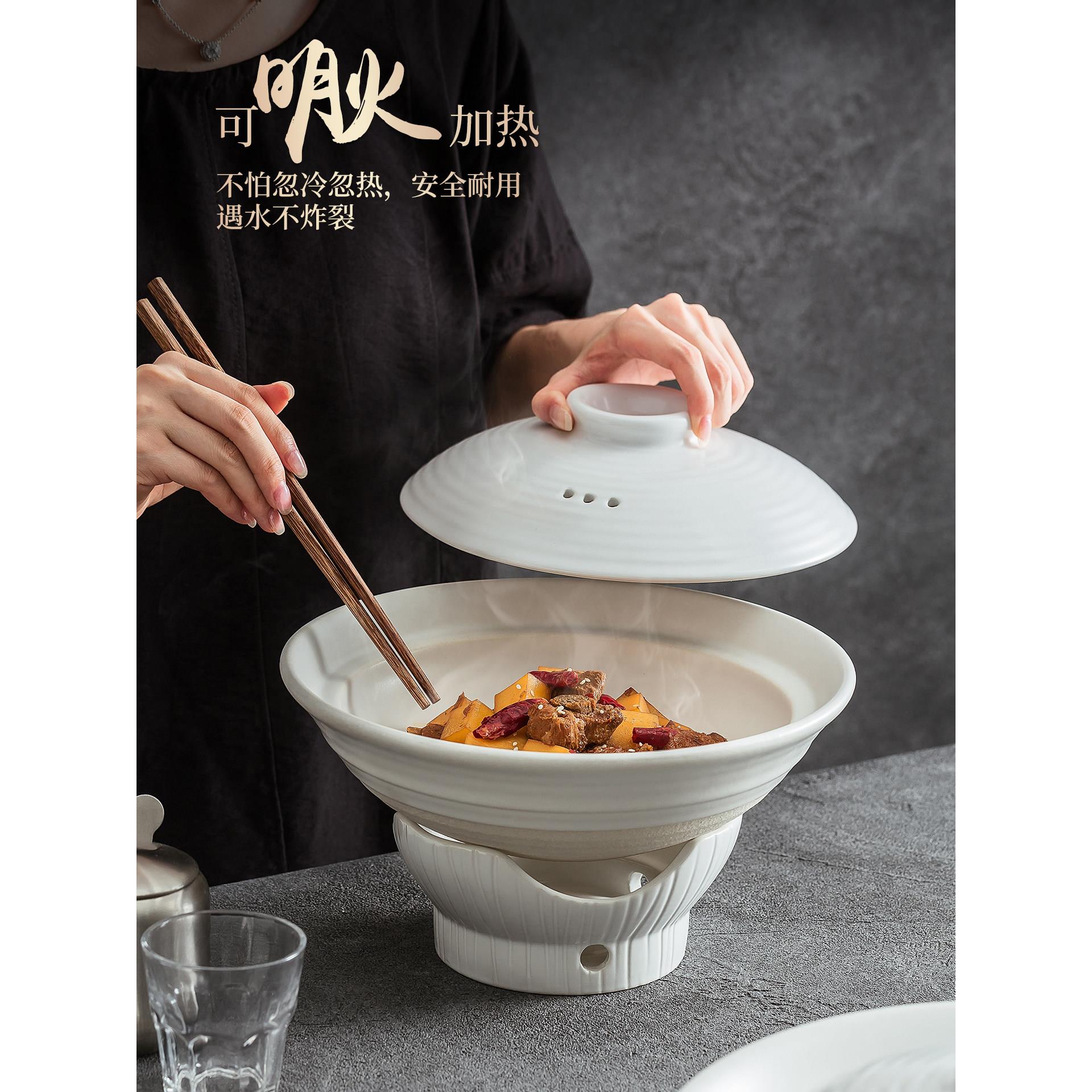 德化砂锅2025年新款家用的耐高温干烧不裂炖汤陶瓷砂锅炖锅煲汤锅