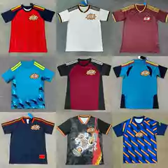 2627 Season Spanish Home and Away Short-Sleeved Football Uniform Team Jersey Football Jersey Shirt