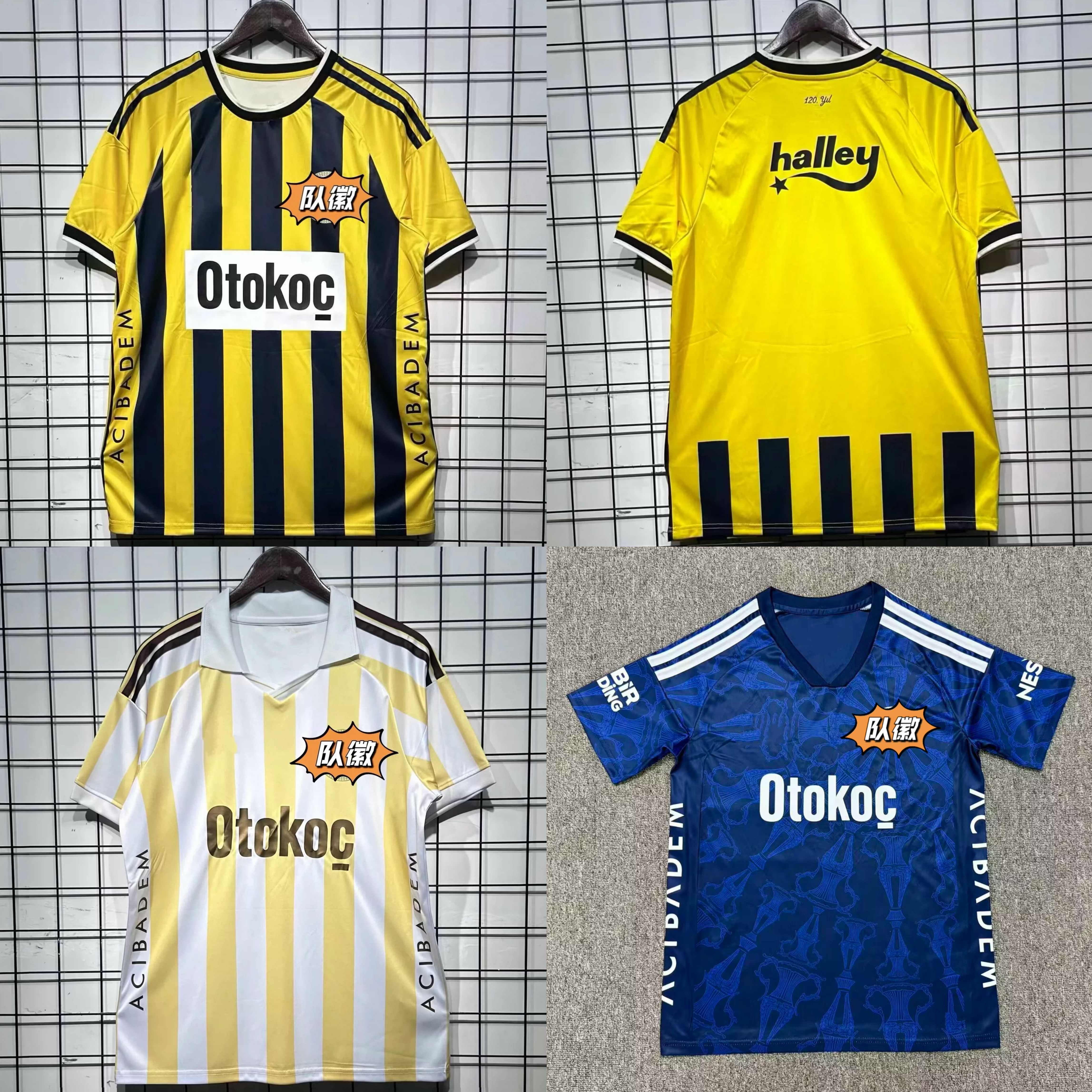 thumbnail for 2627 Season Fenerbahçe Home and Away Short-Sleeved Football Jersey Shirt
