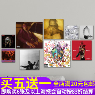 欧美嘻哈说唱饶舌歌手Future专辑封面海报贴画 Hiphop音乐墙贴纸