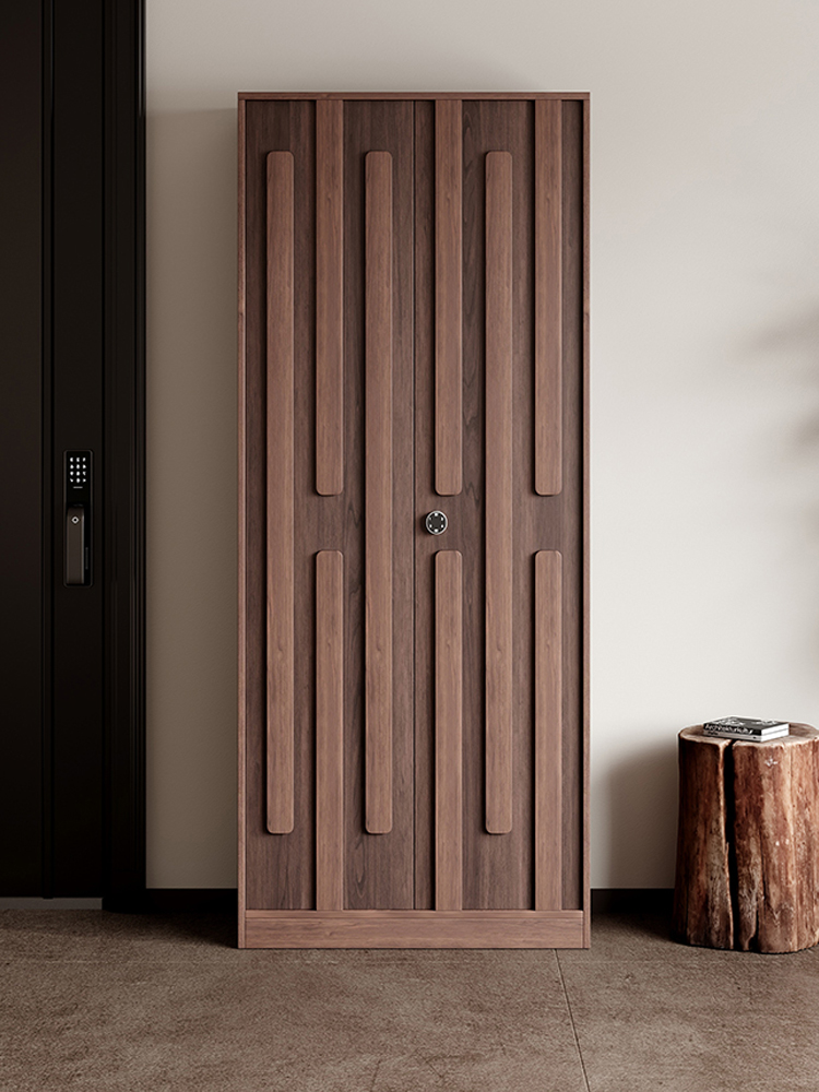 中式覆古鞋柜家居入口走廊外墙走廊电梯密码锁储物通道入口高柜