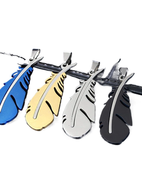 免费刻字钛钢钛钢生日礼物项链