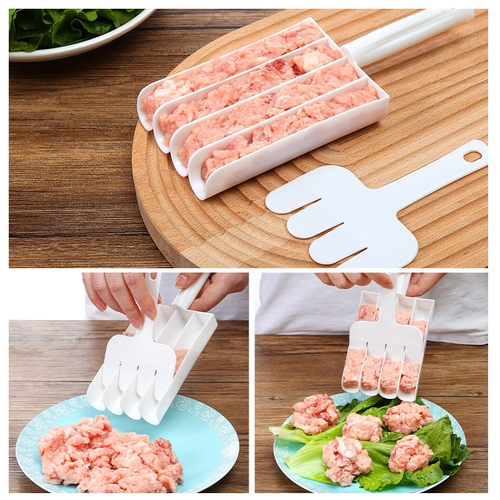 四联肉丸子制作器家用丸子神器炸丸子虾滑厨房挤鱼丸压肉团工具