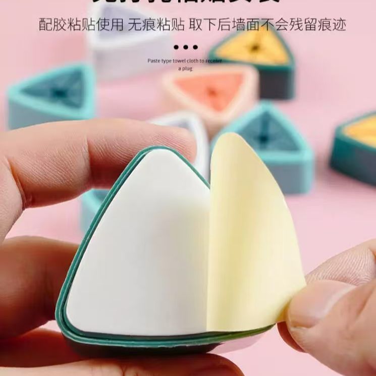 免打孔厨房毛巾挂架创意置物架粘贴收纳挂钩洗碗布抹布好物实用