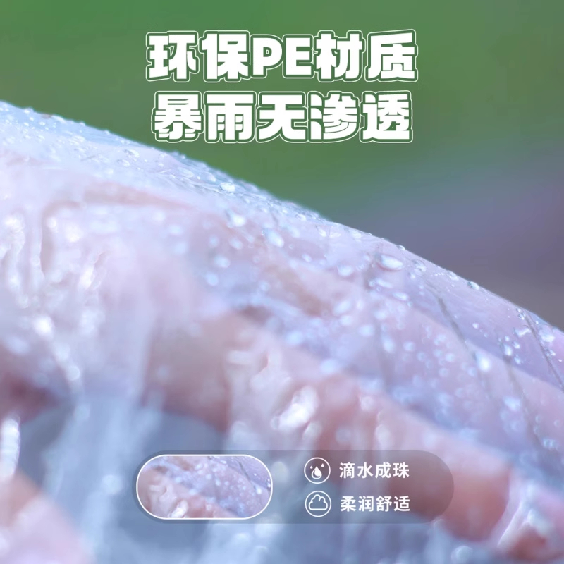 一次性卡片雨衣成人加厚防暴雨透明儿童便携旅游户外登山防水实用