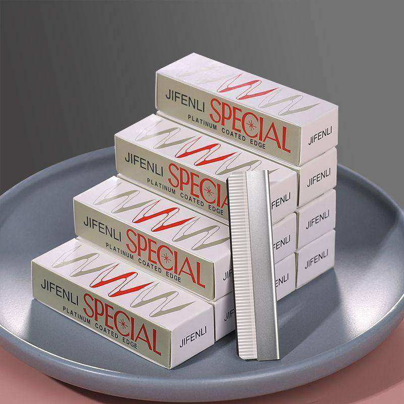 【精品优选】碳钢波纹修眉刀片一次性安全美妆工具纹绣专用刮眉神,彩妆/香水/美妆工具,修眉刀,淘宝优惠券,粉丝福利购,淘宝优惠卷