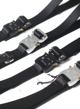 必入 1017 ALYX腰带 男女情侣通用 机能金属过山车推扣 9SM 皮带