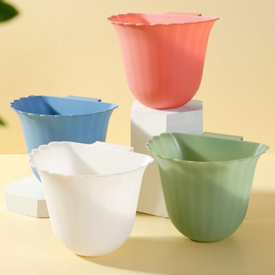 壁挂式折叠垃圾桶厨房垃圾桶免打孔安装垃圾桶家用悬挂厨房橱柜