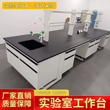 钢木实验台实验室全钢工作台化验室操作台PP中央台边台试验定制